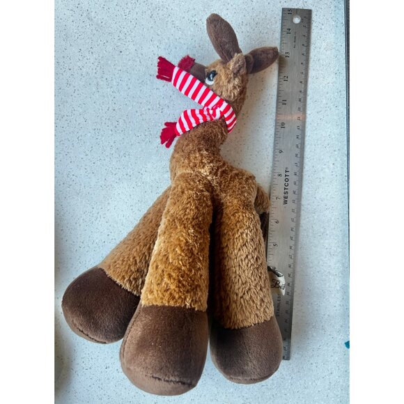 Rudolph Bestever Plush Reindeer Stuffed Animal Toy With Red Scarf & Antlers 14" - Picture 12 of 13